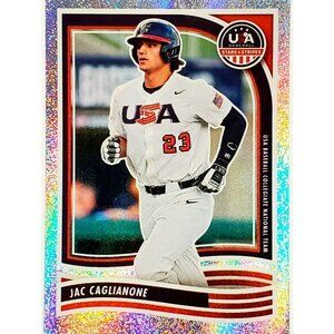 JAC CAGLIANONE ROOKIE SPARKLE FOIL "OPENING DAY" 2024 PANINI STARS & STRIPES